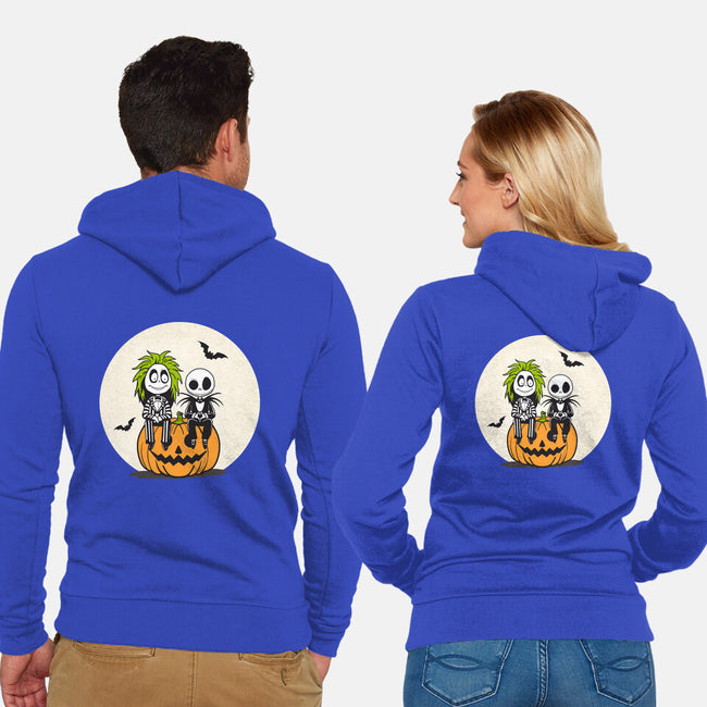 Jack And Beetlejuice-Unisex-Zip-Up-Sweatshirt-Tusetdesign