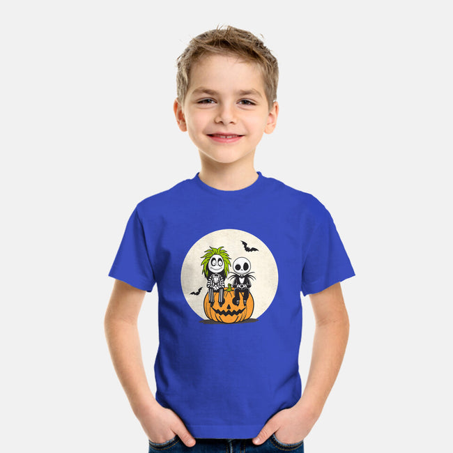 Jack And Beetlejuice-Youth-Basic-Tee-Tusetdesign