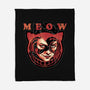 The Cat Said Meow-None-Fleece-Blanket-glitchygorilla