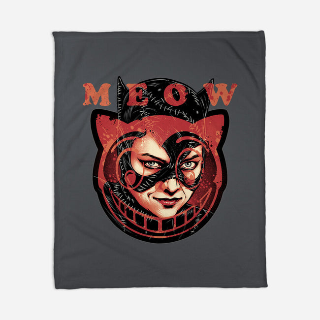 The Cat Said Meow-None-Fleece-Blanket-glitchygorilla