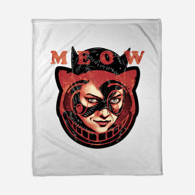 The Cat Said Meow-None-Fleece-Blanket-glitchygorilla