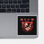 The Cat Said Meow-None-Glossy-Sticker-glitchygorilla