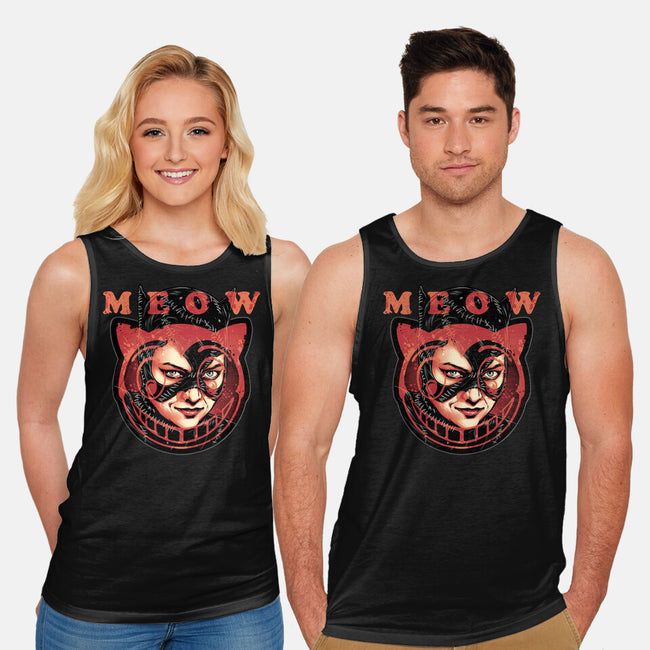 The Cat Said Meow-Unisex-Basic-Tank-glitchygorilla