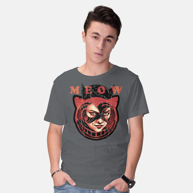 The Cat Said Meow-Mens-Basic-Tee-glitchygorilla