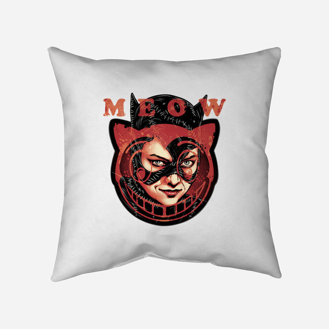 The Cat Said Meow-None-Removable Cover w Insert-Throw Pillow-glitchygorilla