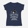 Lydia's House-Womens-V-Neck-Tee-SCelano Design