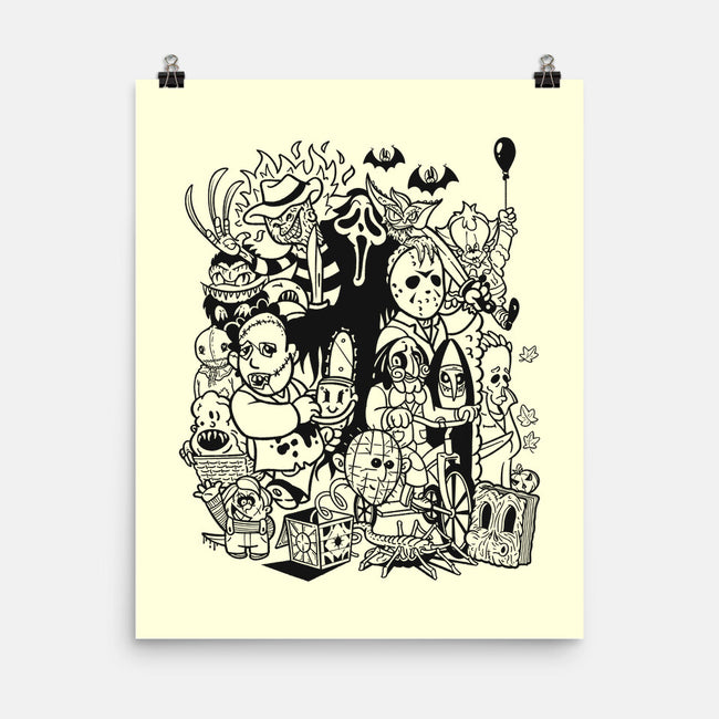 Nightmare Doodles-None-Matte-Poster-Getsousa!