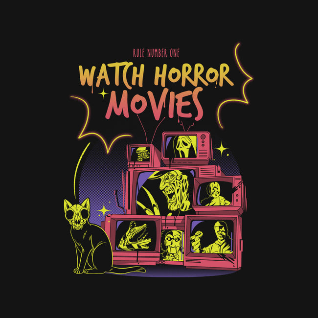 Watch Horror Movies-Unisex-Baseball-Tee-yumie