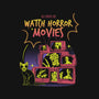 Watch Horror Movies-Mens-Premium-Tee-yumie