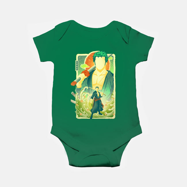 Great Wave Zoro-Baby-Basic-Onesie-hypertwenty