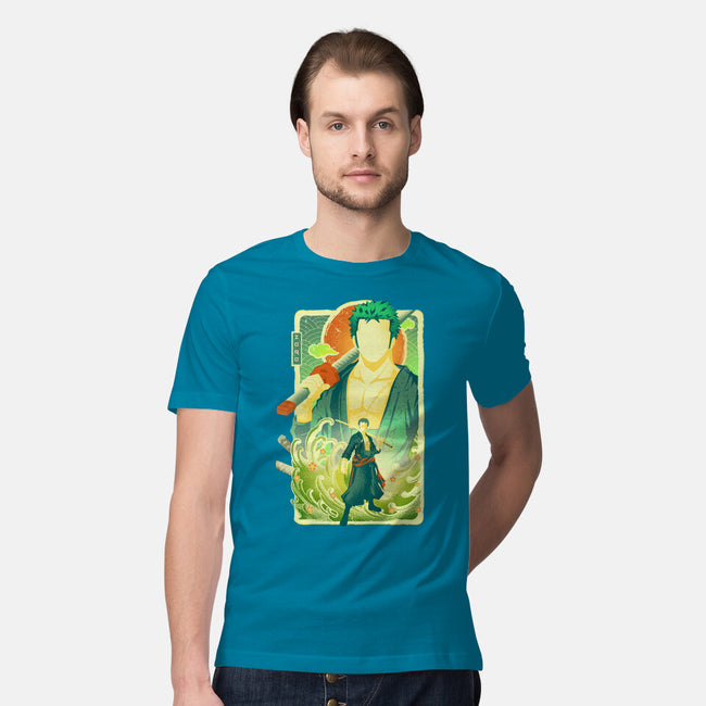 Great Wave Zoro-Mens-Premium-Tee-hypertwenty