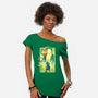 Great Wave Zoro-Womens-Off Shoulder-Tee-hypertwenty