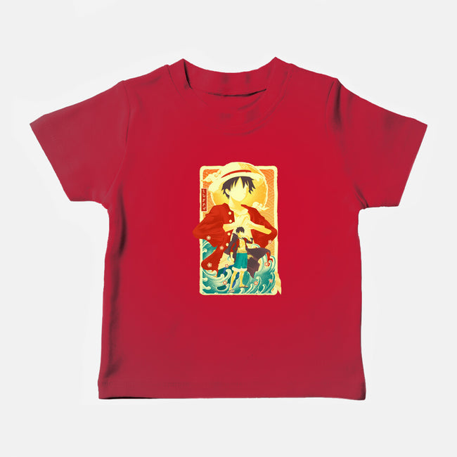 Great Wave Luffy-Baby-Basic-Tee-hypertwenty