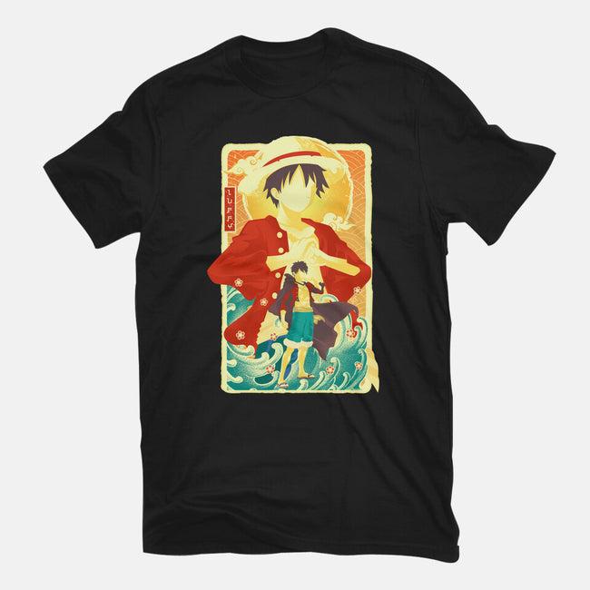 Great Wave Luffy-Mens-Premium-Tee-hypertwenty