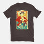 Great Wave Luffy-Mens-Basic-Tee-hypertwenty