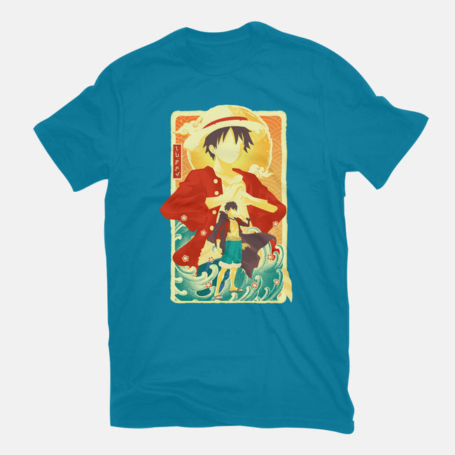 Great Wave Luffy-Mens-Premium-Tee-hypertwenty