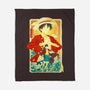 Great Wave Luffy-None-Fleece-Blanket-hypertwenty