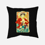 Great Wave Luffy-None-Removable Cover w Insert-Throw Pillow-hypertwenty