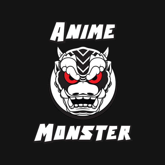 Anime Monster Logo-None-Polyester-Shower Curtain-Anime Monster