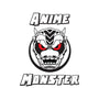 Anime Monster Logo-None-Removable Cover w Insert-Throw Pillow-Anime Monster