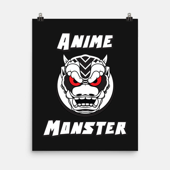 Anime Monster Logo-None-Matte-Poster-Anime Monster