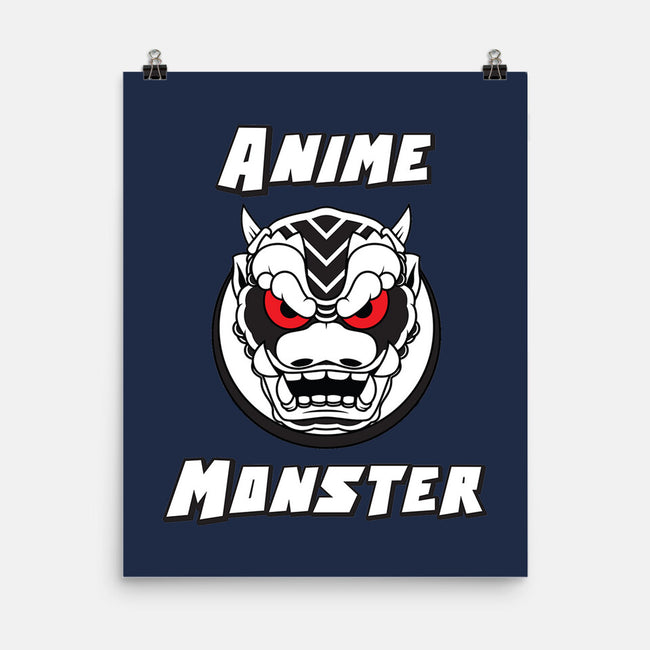 Anime Monster Logo-None-Matte-Poster-Anime Monster