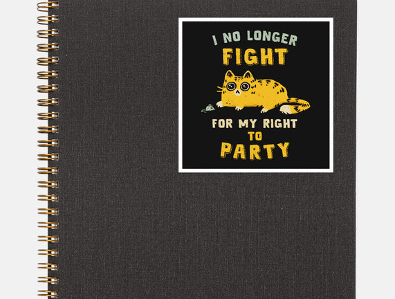 My Right To Party