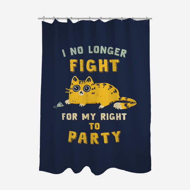 My Right To Party-None-Polyester-Shower Curtain-kg07