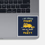 My Right To Party-None-Glossy-Sticker-kg07