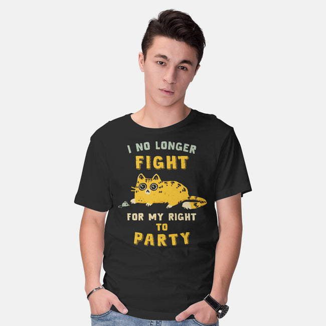 My Right To Party-Mens-Basic-Tee-kg07