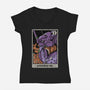 Eva Tarot Card-Womens-V-Neck-Tee-Hafaell