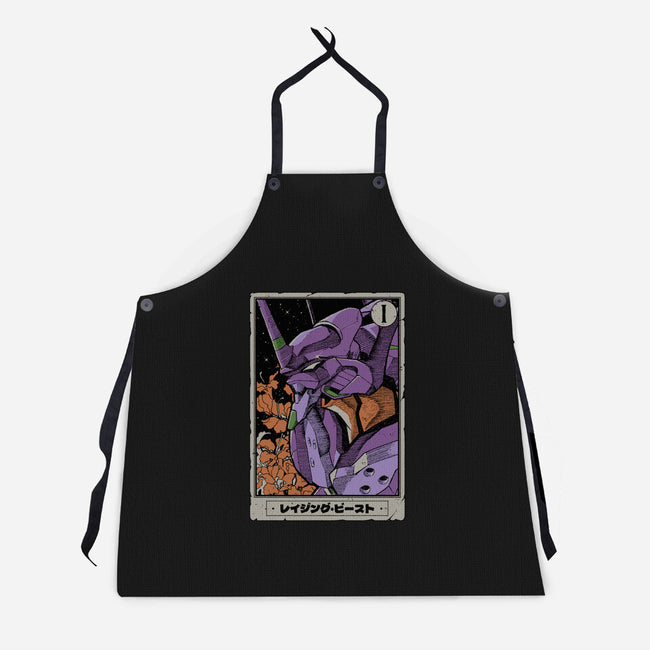 Eva Tarot Card-Unisex-Kitchen-Apron-Hafaell