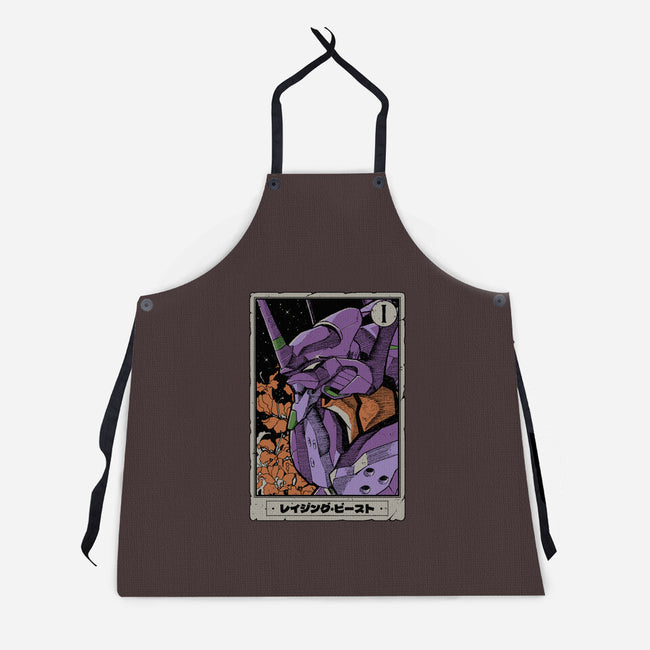 Eva Tarot Card-Unisex-Kitchen-Apron-Hafaell