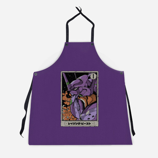 Eva Tarot Card-Unisex-Kitchen-Apron-Hafaell