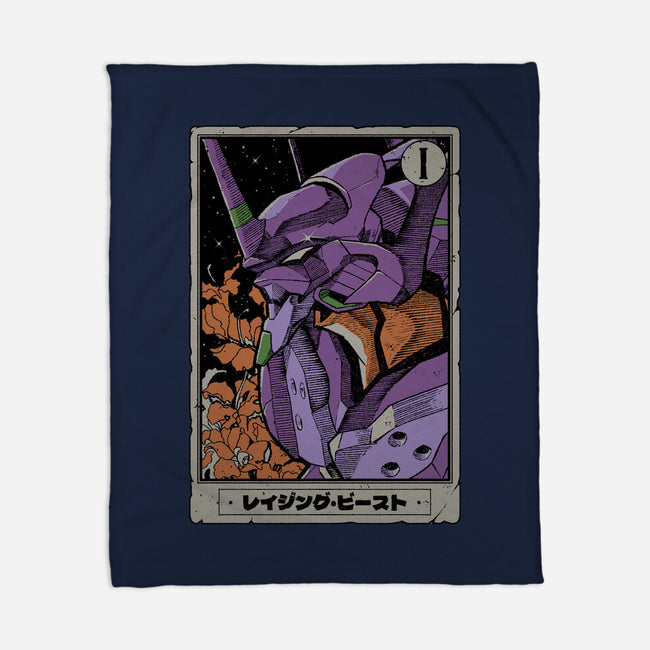 Eva Tarot Card-None-Fleece-Blanket-Hafaell