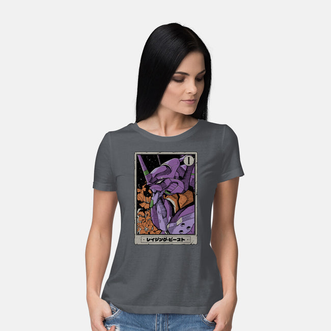 Eva Tarot Card-Womens-Basic-Tee-Hafaell