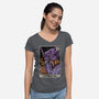 Eva Tarot Card-Womens-V-Neck-Tee-Hafaell