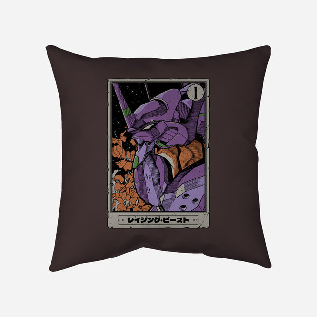 Eva Tarot Card-None-Removable Cover w Insert-Throw Pillow-Hafaell