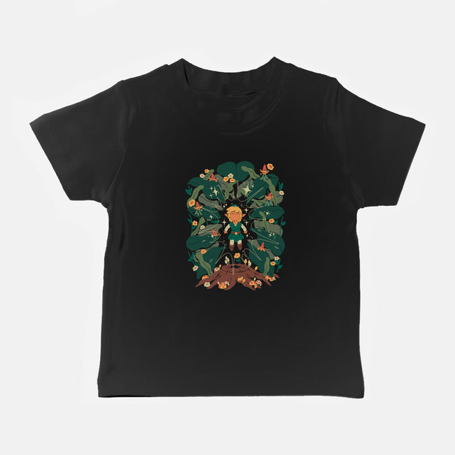 Minish Boy And Gnomes-Baby-Basic-Tee-ilustrata