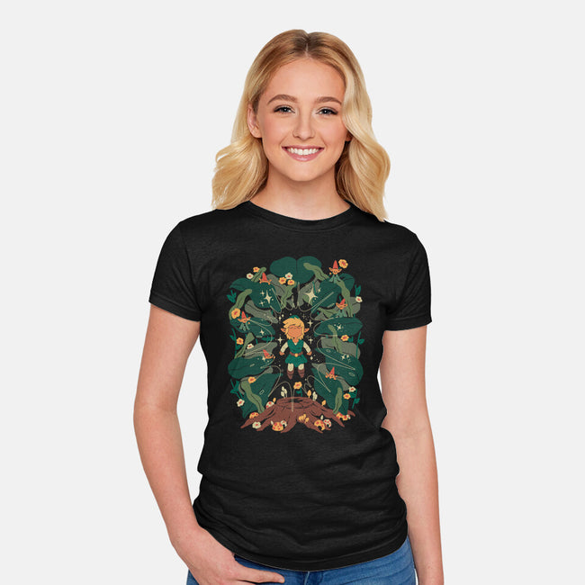 Minish Boy And Gnomes-Womens-Fitted-Tee-ilustrata