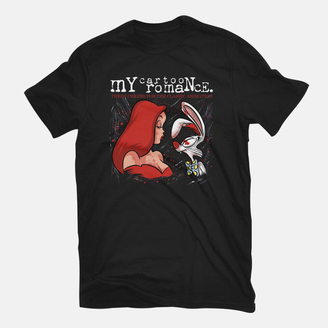 My Cartoon Romance-Womens-Fitted-Tee-zascanauta