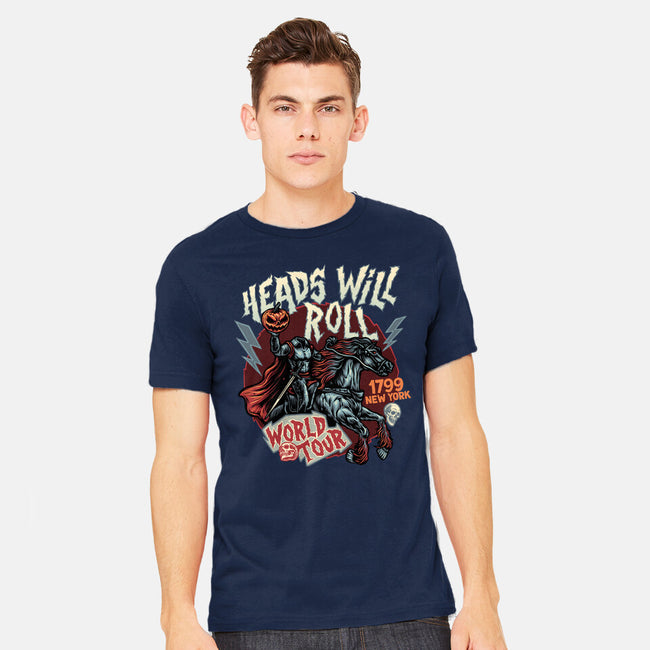 Heads Will Roll-Mens-Heavyweight-Tee-glitchygorilla