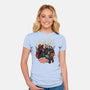 Heads Will Roll-Womens-Fitted-Tee-glitchygorilla