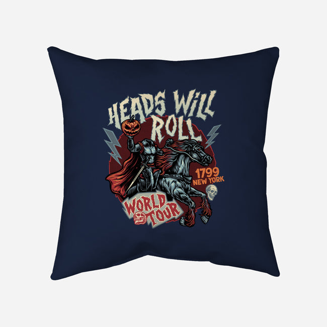 Heads Will Roll-None-Removable Cover w Insert-Throw Pillow-glitchygorilla