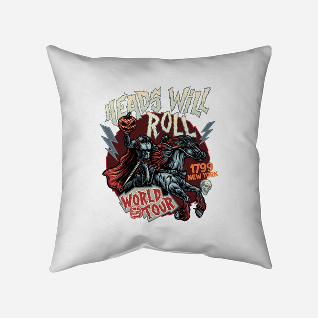 Heads Will Roll-None-Removable Cover w Insert-Throw Pillow-glitchygorilla