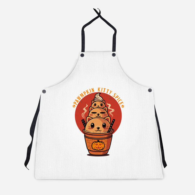 Pawmpkin Spice-Unisex-Kitchen-Apron-erion_designs