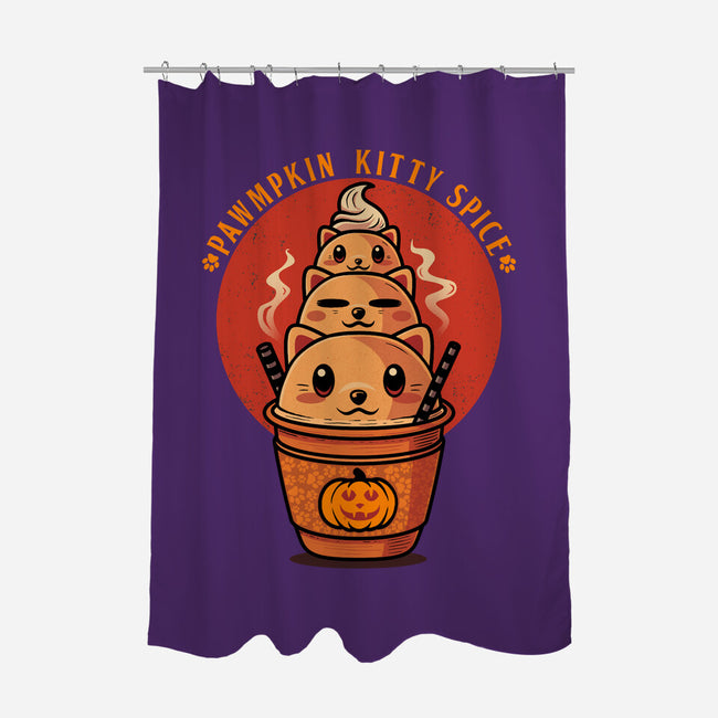 Pawmpkin Spice-None-Polyester-Shower Curtain-erion_designs