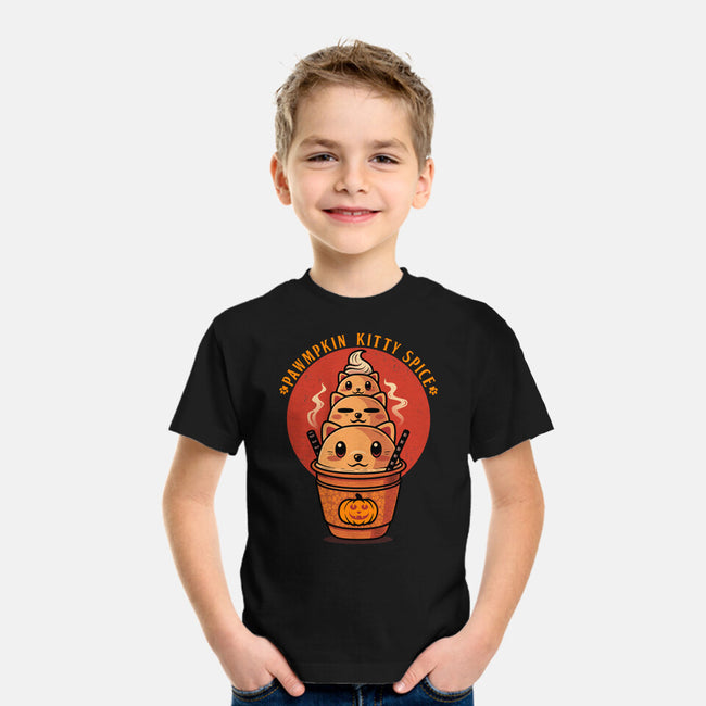 Pawmpkin Spice-Youth-Basic-Tee-erion_designs