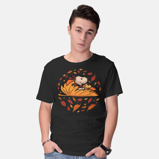 Leafy Voyage-Mens-Basic-Tee-erion_designs