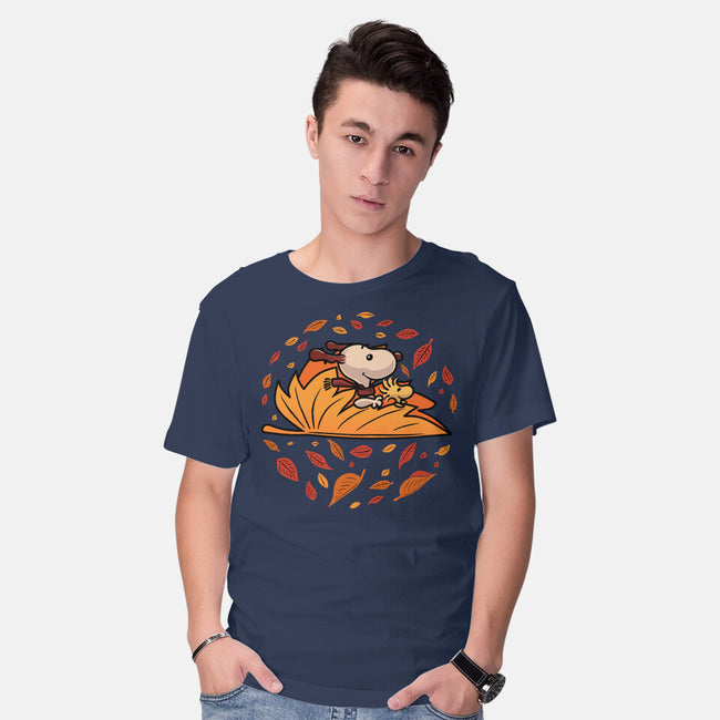 Leafy Voyage-Mens-Basic-Tee-erion_designs